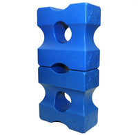 SHOWMASTER PLASTIC JUMP BLOCKS - SET OF 4 [Clr:Blue]