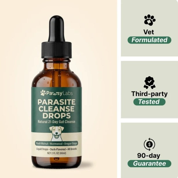 PARASITE CLEANSE DROPS PAWSY 60MLS