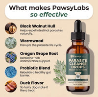 PARASITE CLEANSE DROPS PAWSY 60MLS
