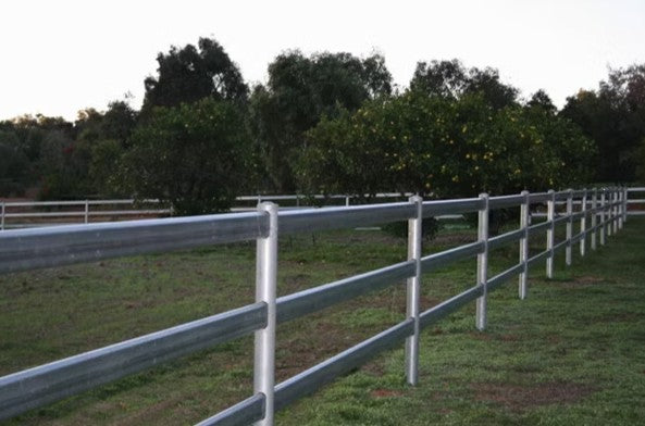 CATTLE RAIL 115X42X2.00MM GALVANISED 6.1M