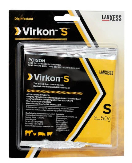 VIRKON S DISINFECTANT 50GMS
