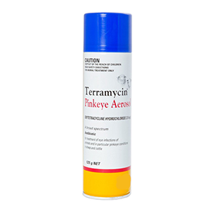 TERRAMYCIN PINK EYE AEROSOL ZOETIS 125GRM