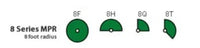 NOZZLE RAIN BIRD 8' [Opt:One Third Circle (8T)]