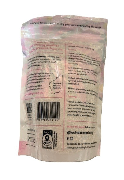SEED - EVERLASTINGS PINK AND WHITE [Size:10grms]