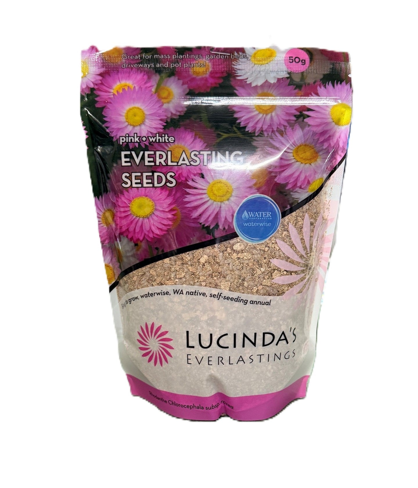 SEED - EVERLASTINGS PINK AND WHITE [Size:50grms]