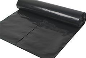 POLYTHENE FILM HANDY ROLL BLACK PLASTIC 100MICRONS [Size:2M wide x 10M long]