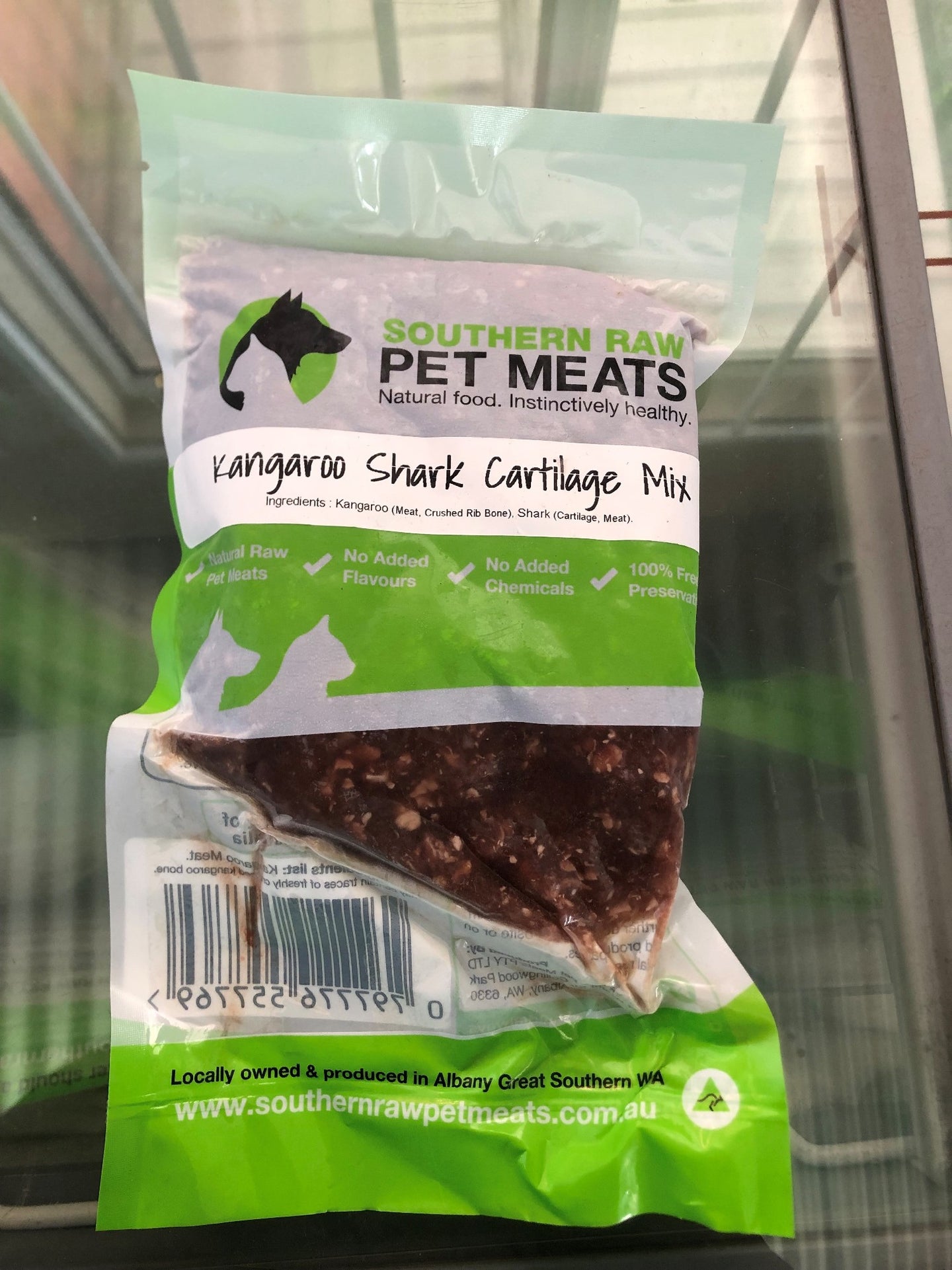 SOUTHERN RAW KANGAROO & SHARK CARTILAGE MINCE 500GRM