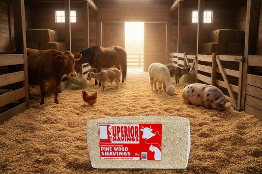 SAWDUST SUPERIOR SHAVED WOOD BALE