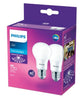 GLOBE PHILIPS LED ES 8W COOL DAYLIGHT 2PACK