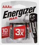 BATTERY ENERGIZER AAA 8 PACK