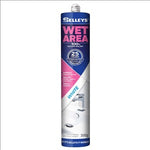 SILICONE WET AREA SEALANT WHITE 300GRM SELLEYS 