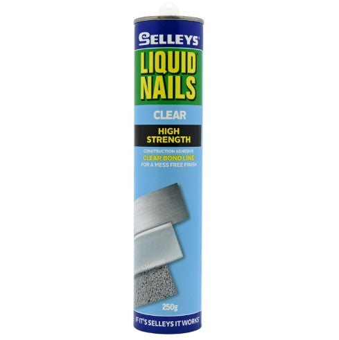 SELLEYS LIQUID NAILS CLEAR HIGH STRENGTH