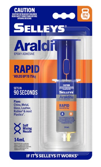 ARALDITE RAPID 90 SECOND SELLEYS 14ML