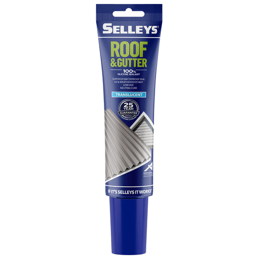 SILICONE SELLEYS ROOF & GUTTER [Size:90ml Clr:Translucent]