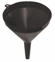FUNNEL BLACK WITH STRAINER ICON 17CM