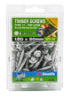 ROOFING & CLADDING SCREWS TIMBER HEX HEAD TYPE 17 PACK 50 [Size:12G x 50mm]
