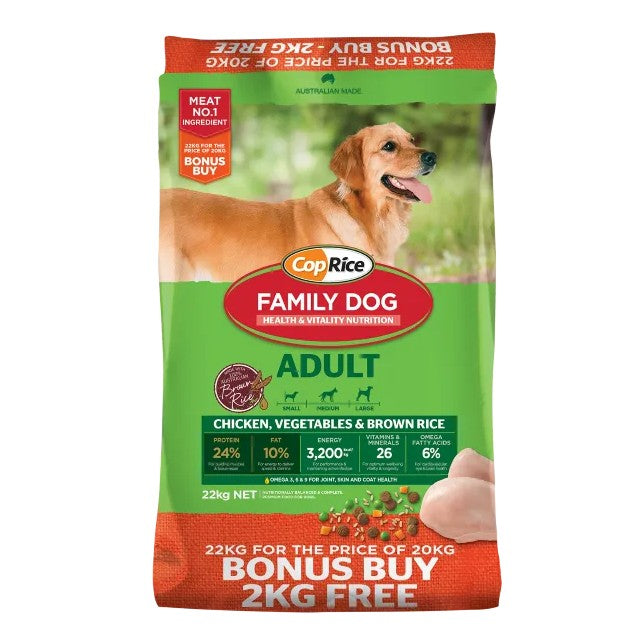 COPRICE FAMILY DOG ADULT CHICKEN 22KG BONUS BAG