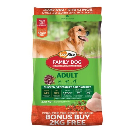 COPRICE FAMILY DOG ADULT CHICKEN 22KG BONUS BAG