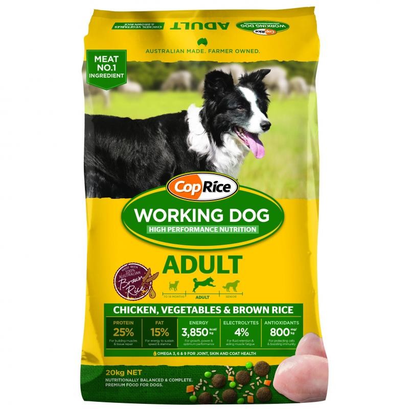 COPRICE WORKING DOG CHICKEN, VEGETABLES & BROWN RICE 20KG