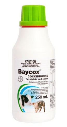 BAYCOX PIGLET AND CATTLE BAYER 250ML