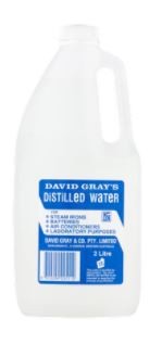 DISTILLED WATER DAVID GRAYS [Size:2 Litres]