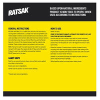 RATSAK NATURALS REDENTICIDE BAIT PELLETS 224GRMS