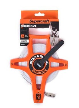 TAPE MEASURE LONG REEL 30M SUPERCRAFT