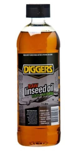 RAW LINSEED OIL DIGGERS [Size:1 Litre]