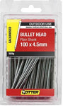 BULLET HEAD NAILS GALVANISED OTTER [Size:65mm x 2.8mm]