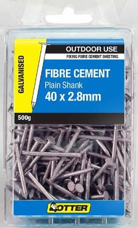 FIBRE CEMENT NAILS GALVANISED OTTER [Size:40mm x 2.8mm]