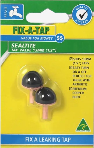 FIX-A-TAP SEALTITE TAP VALVES 13MM (1/2")