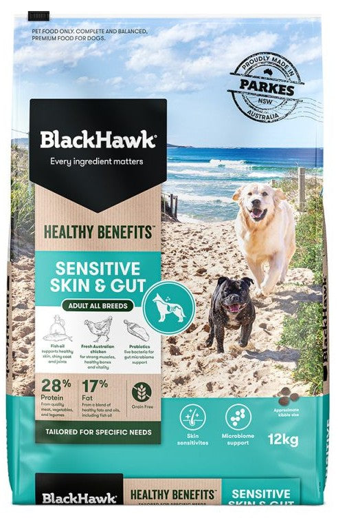 BLACKHAWK DOG HB SENSITIVE SKIN & GUT [Size:12kg]