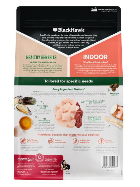 BLACK HAWK CAT INDOOR HEALTHY BENEFITS CHICKEN 2KG