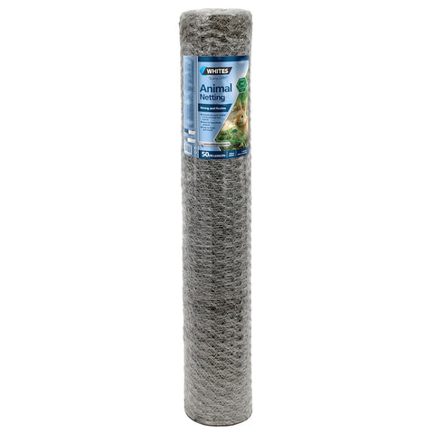 NETTING ANIMAL WHITES [Size:120/3/0.9 x 50 Metres]