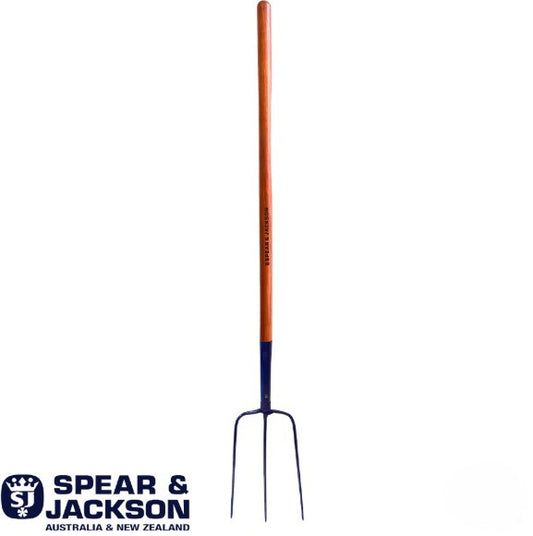 HAY FORK 3 PRONGED LONG HANDLE SPEARS & JACKSON