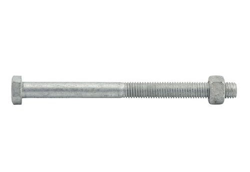 BOLT & NUT HEX HEAD ZP 5/16" [Lgth:3/4"]
