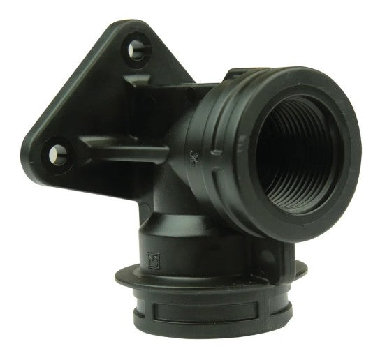 ELBOW THREADED WALL PLATE 3/4" X 3/4" [Opt:Post Kit]