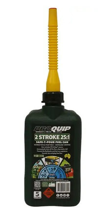 FUEL CAN TWO STROKE 25: 1 PLASTIC GREEN