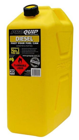 FUEL CAN DIESEL PLASTIC PROQUIP [Size:20 Litres]