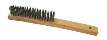 BRUSH WIRE WOODEN HAND 3 ROW