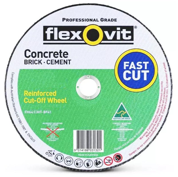 WHEEL MASONRY FAST CUTTING FLEXOVIT [Size:230x3.2x22.23mm]