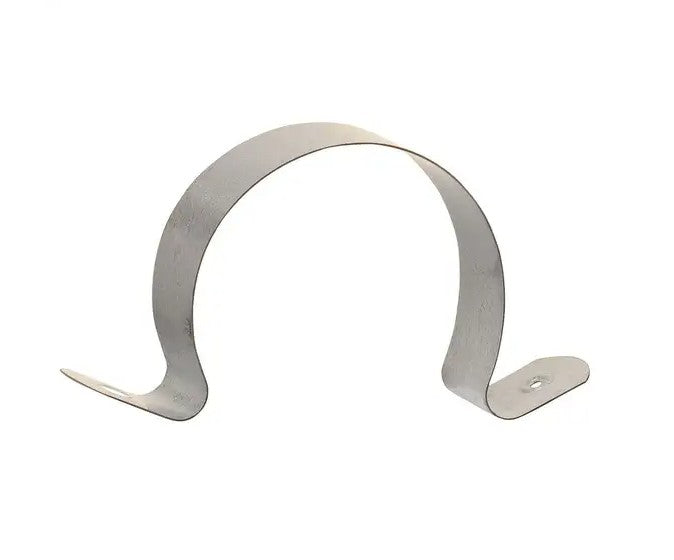 SADDLE CLIP DOWNPIPE ZINCALUME 90MM