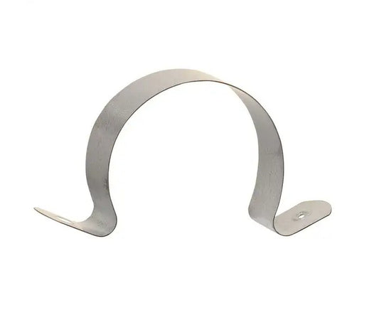 SADDLE CLIP DOWNPIPE ZINCALUME 90MM