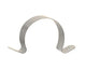 SADDLE CLIP DOWNPIPE ZINCALUME 90MM
