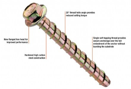 ANKASCREW FH RAMSET [Size:8mm x 60mm]