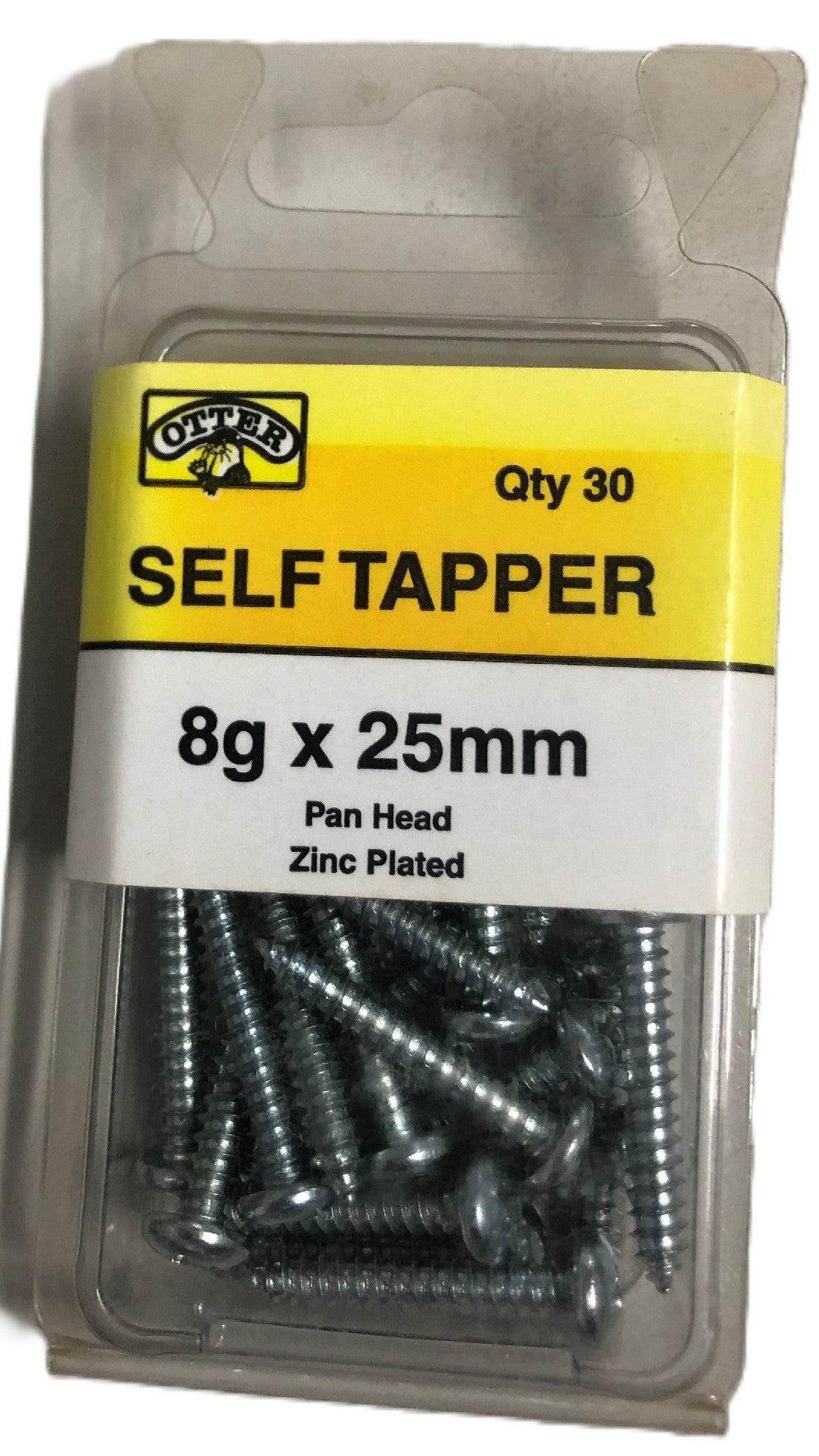 SHEET METAL SELF TAPPER PAN HEAD OTTER [Size:8g x 25mm]
