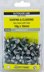 ROOF & CLADDING SCREWS HEX HEAD METAL OTTER PACK 50 [Size:10G x 16mm]