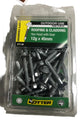 ROOF & CLADDING SCREWS HEX HEAD METAL OTTER 50 PACK [Size:12G x 45mm]