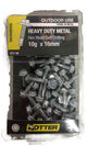 HEAVY DUTY METAL SCREWS HEX HEAD GALV OTTER 50 PACK [Size:10G x 16mm]