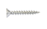SCREWS HINGE CHROME PLATED 100 PACK 8G X 25MM
